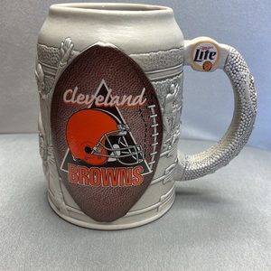 Miller Lite Vintage 1999 NFL Cleveland Browns Stein